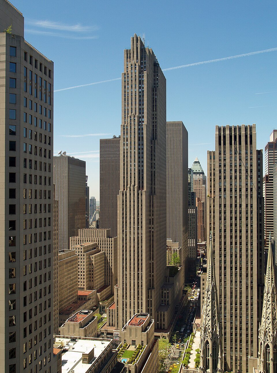 Why is Rockefeller Plaza famous